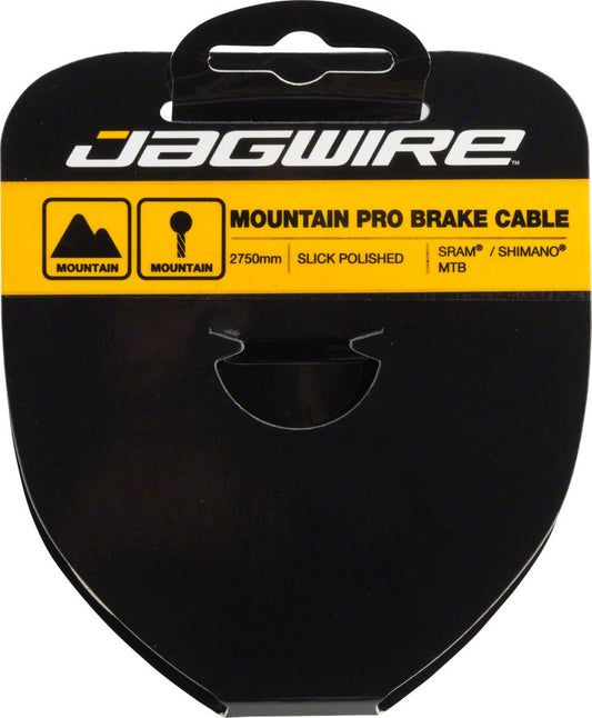 Jagwire Pro Polished Slick Stainless Mountain Brake Cable 1.5x2750mm SRAM/Shimano