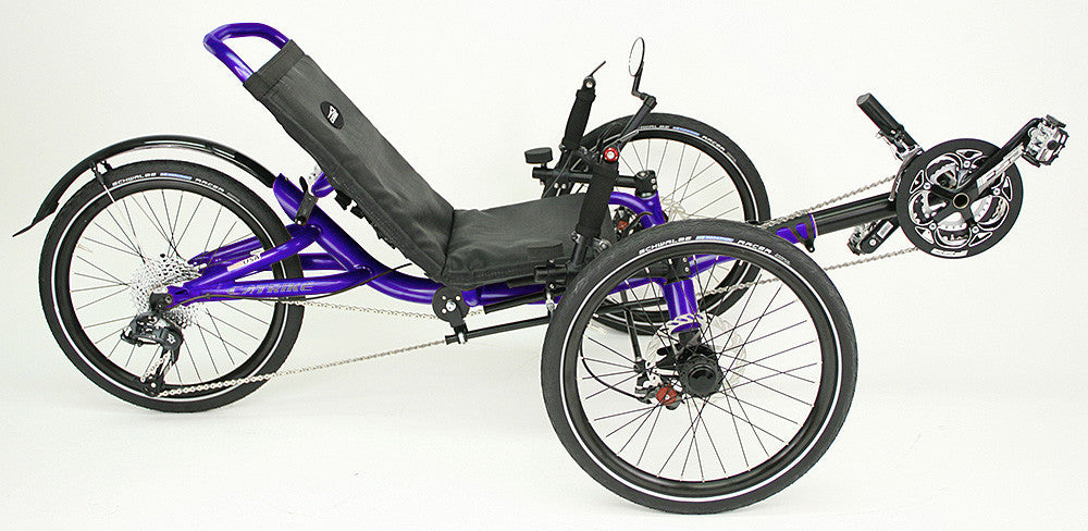 dark purple bike