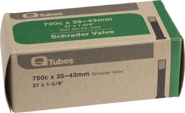 Q-Tubes 700c x 40-45mm Schrader Valve Tube