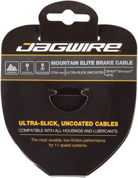 Jagwire Elite Ultra-Slick Brake Cable Stainless 1.5 x 2750mm SRAM/Shimano Mountain