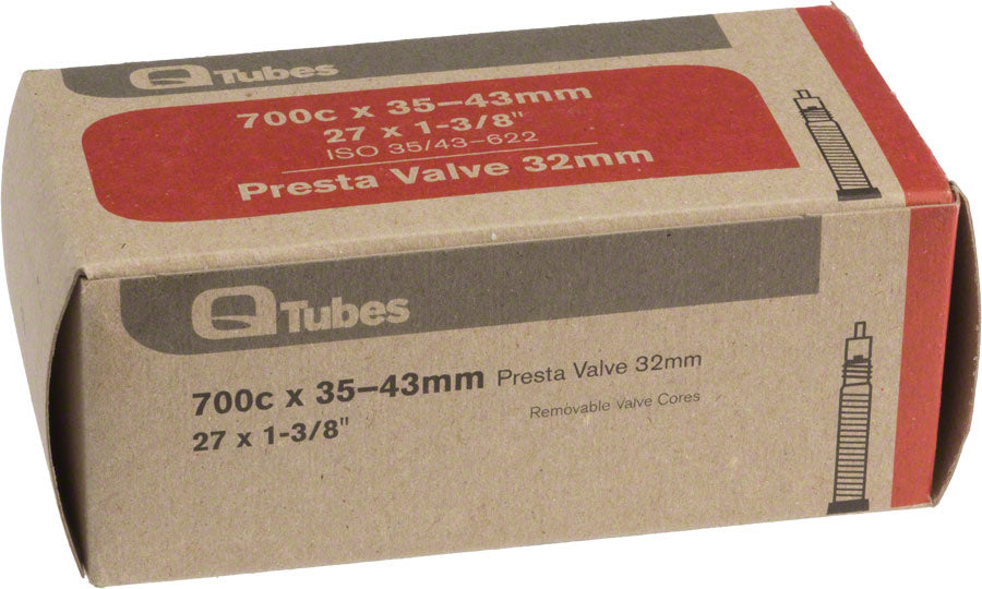 Q-Tubes 700c x 35-43mm 32mm Presta Valve Tube 140g